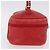 Pochette cosmetica GUCCI Horsebit in pelle rossa e oro Auth 191565 - vista 4