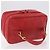 Pochette cosmetica GUCCI Horsebit in pelle rossa e oro Auth 191565 - vista 6