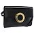 Céline Borsa a Spalla CELINE Circle in Pelle Nera con Dettagli Oro Autentica 190717A Nero D'oro