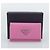 PRADA Key Case Nylon Pink Silver Auth 189428A Silvery - view 12