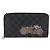 LOUIS VUITTON Damier Graphite Zippy Organizer Long Wallet N63002 LV Auth 191660 Damier ebene - vista 13