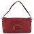 LOEWE Accessory Pouch Leather Red Silver Auth 191357 Silvery - view 13