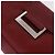 LOEWE Accessory Pouch Leather Red Silver Auth 191357 Silvery - view 17