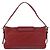 LOEWE Accessory Pouch Leather Red Silver Auth 191357 Silvery - view 2