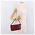 LOEWE Accessory Pouch Leather Red Silver Auth 191357 Silvery - view 24