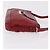LOEWE Accessory Pouch Leather Red Silver Auth 191357 Silvery - view 3