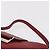 LOEWE Accessory Pouch Leather Red Silver Auth 191357 Silvery - view 8
