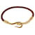 Hermès HERMES Jumbo Bracelet Leather Brown Gold Auth 189396 Golden  - view 1