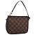 LOUIS VUITTON Damier Ebene Trousse Make Up Pouch N51982 LV Auth 188595A