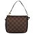 LOUIS VUITTON Damier Ebene Trousse Make Up Pouch N51982 LV Auth 188595A - vista 13