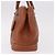 Borsa Coach in pelle marrone argento Auth 189425 - vista 3