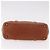 Borsa Coach in pelle marrone argento Auth 189425 - vista 5