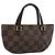 LOUIS VUITTON Damier Ebene Manosque GM Pouch N51120 LV Auth 191521A