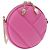 Bulgari Borsa a Spalla BVLGARI in Pelle Pink Gold Auth ka5109M Rosa D'oro