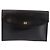 Hermès Clutch HERMES Pochetto Rio in pelle nera e oro Auth 190962M Nero D'oro - vista 13