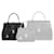 Borsa 16 Medium Céline Nera in Vitello Satinato Nero - vista 12