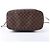 Borsa a Spalla Louis Vuitton Neverfull MM Damier Ebene Marrone N51105 Rosso - vista 7