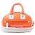 Piccola borsa bowling Dior Vibe con zip in arancione