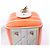 Piccola borsa bowling Dior Vibe con zip in arancione - vista 9