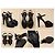 Casadei Sandali con plateau in pelle nera Nero - vista 3