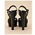 Casadei Sandali con plateau in pelle nera Nero - vista 5