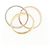 Anello Cartier Trinity in oro rosa bianco e giallo 18K D'oro - vista 3