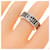Gucci Double G Ring Schwarz Silber - Ansicht 4