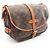 Borsa a Spalla Louis Vuitton Saumur 30 Monogram Marrone Monogramma - vista 2