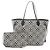 Borsa Tote Louis Vuitton Neverfull MM Monogram Jacquard Marrone Nero Crudo