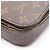 Borsa Louis Vuitton Pochette Metis MM Marrone Monogramma - vista 7