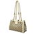 Padlock Borsa a tracolla Gucci GG Supreme con catena e lucchetto Beige Crudo - vista 2