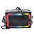 Borsa a tracolla Louis Vuitton Mini Soft Trunk Taiga Rainbow Nero Multicolore