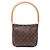 Borsa a Spalla Louis Vuitton Looping MM Marrone