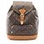Zaino/borsa Montsouris MM Monogram Louis Vuitton Marrone