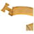 Hermès Bracciale Click H PM Hermes Blu  - vista 4