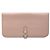 Cartera larga Dogon de Hermès en rosa