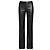 Autre Marque S Max Mara Bootcut Hose aus schwarzem Kunstleder