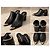 Mules Alexander Wang en cuir noir avec bout métallique - vue 8