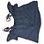 J Brand Top in lino blu spalle scoperte - vista 2