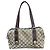 Borsa a mano Gucci GG Canvas e pelle Marrone Beige