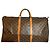 Borsa Boston Louis Vuitton Keepall 55 Marrone - vista 2