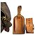 Borsa Boston Louis Vuitton Keepall 55 Marrone - vista 5