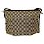 Borsa a tracolla Gucci GG Canvas e pelle Marrone Beige - vista 2