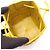 Borsa a tracolla mini Cassette Bottega Veneta Giallo - vista 3