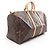 Borsa Boston Louis Vuitton Keepall 50 Monogram Marrone Monogramma - vista 2