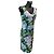 Dolce & Gabbana Abito in seta Dolce&Gabbana con stampa floreale verde e rosa - vista 2