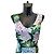 Dolce & Gabbana Abito in seta Dolce&Gabbana con stampa floreale verde e rosa - vista 4