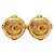 Orecchini Chanel Coco Mark placcati oro D'oro