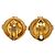 Orecchini Chanel Coco Mark placcati oro D'oro - vista 2