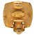 Chanel Coco Mark Vintage Eckige Ohrringe Schwarz Golden - Ansicht 3